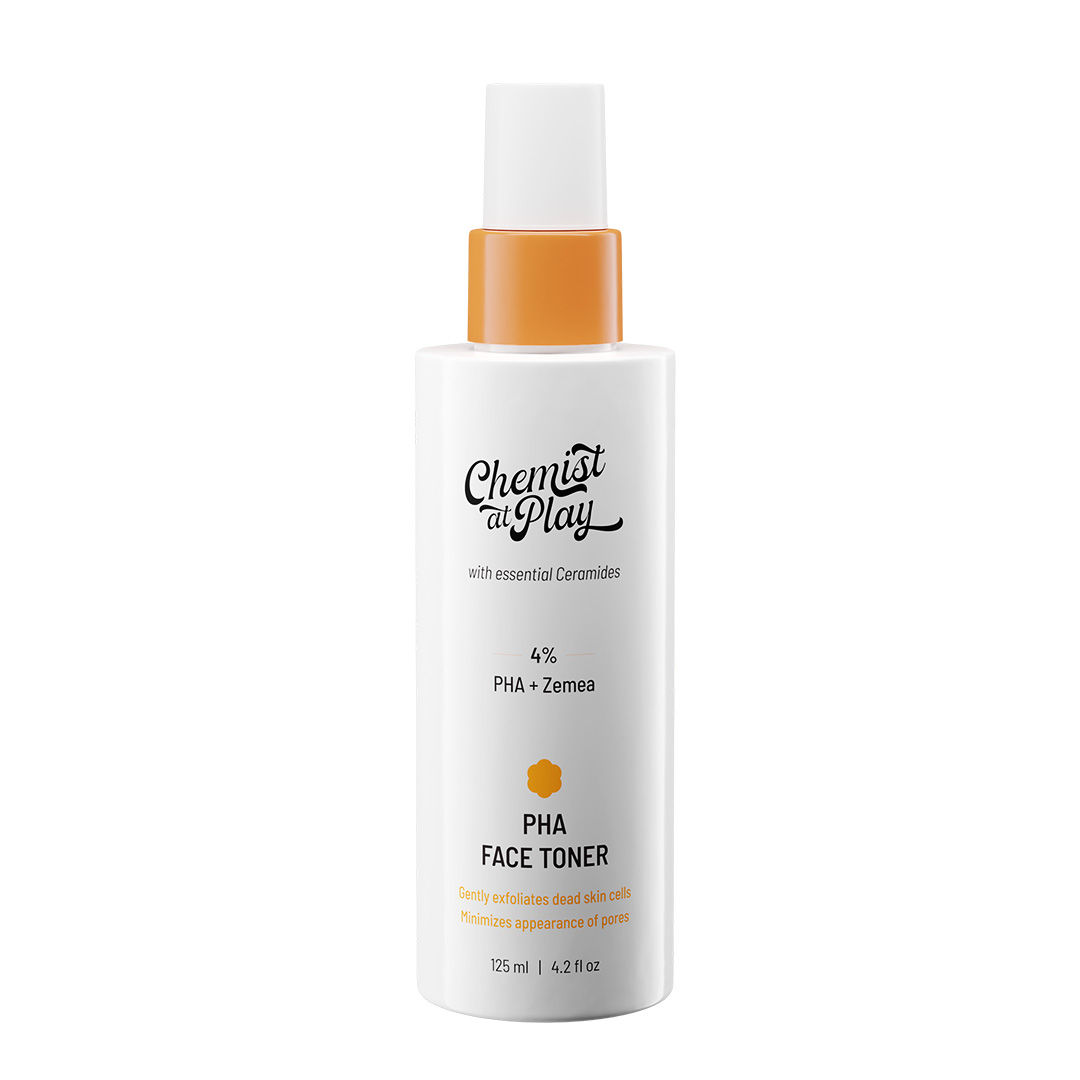 Chemist at Play PHA Face Toner with Ceramides, evens out skin tone