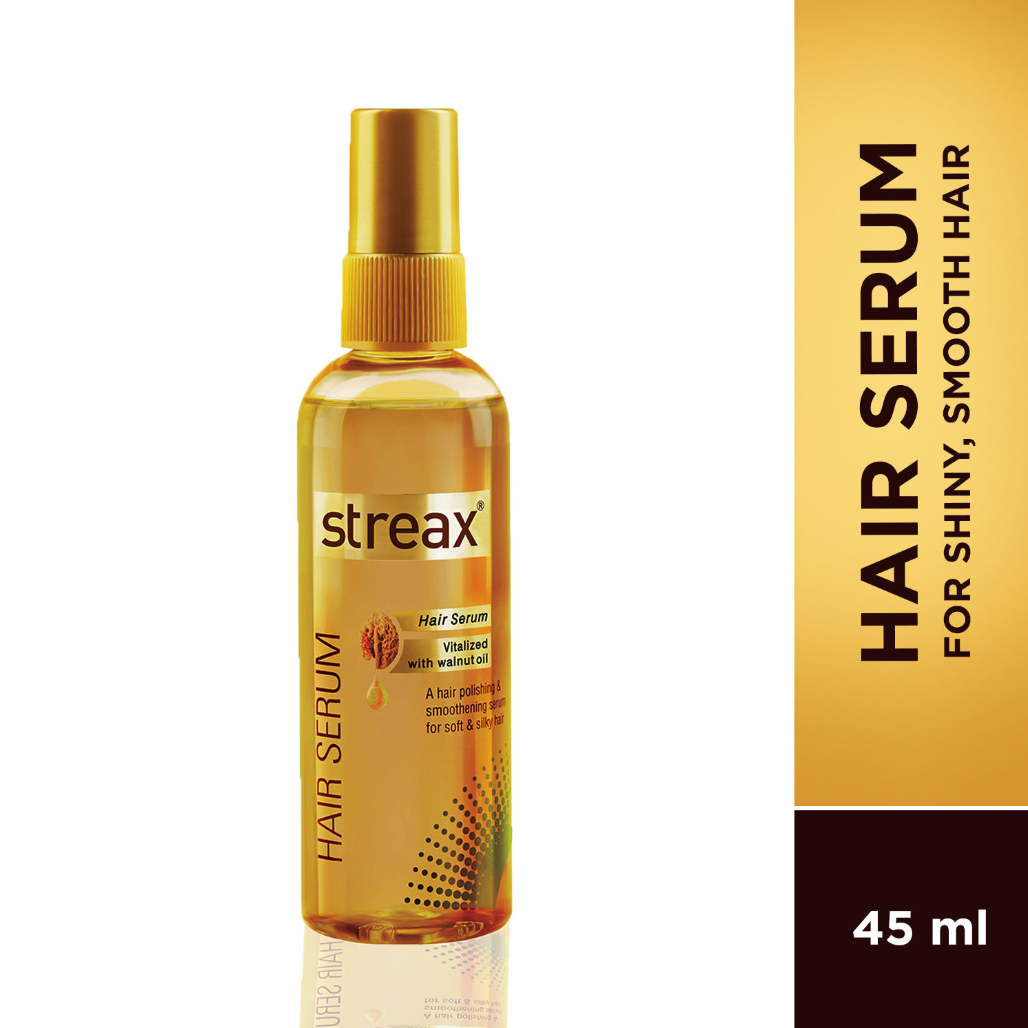 Buy Streax Professional Vitariche Gloss Hair Serum - With Macadamia Oil &  Vitamin E, For Silky, Smooth Finish Online at Best Price of Rs 130 -  bigbasket
