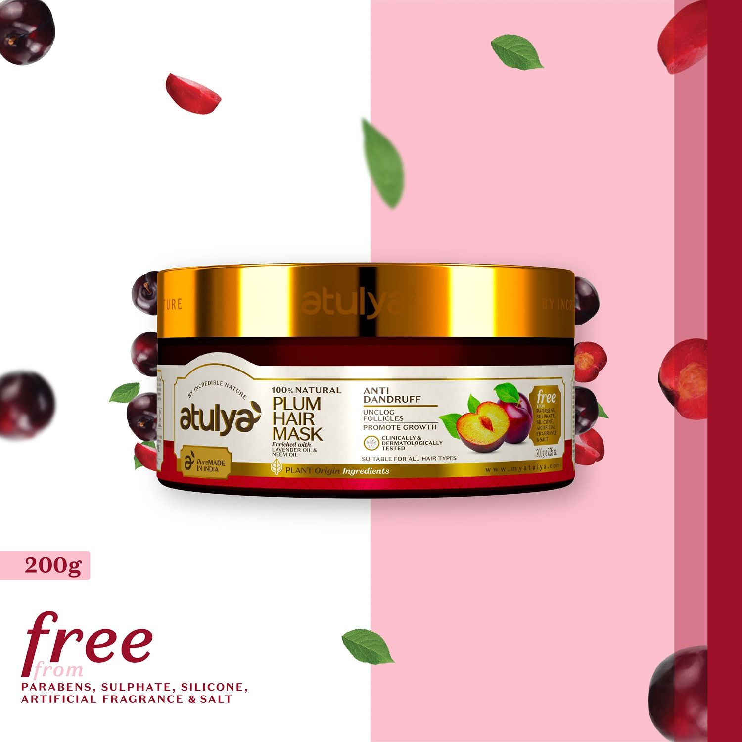 Atulya Plum Hair Mask
