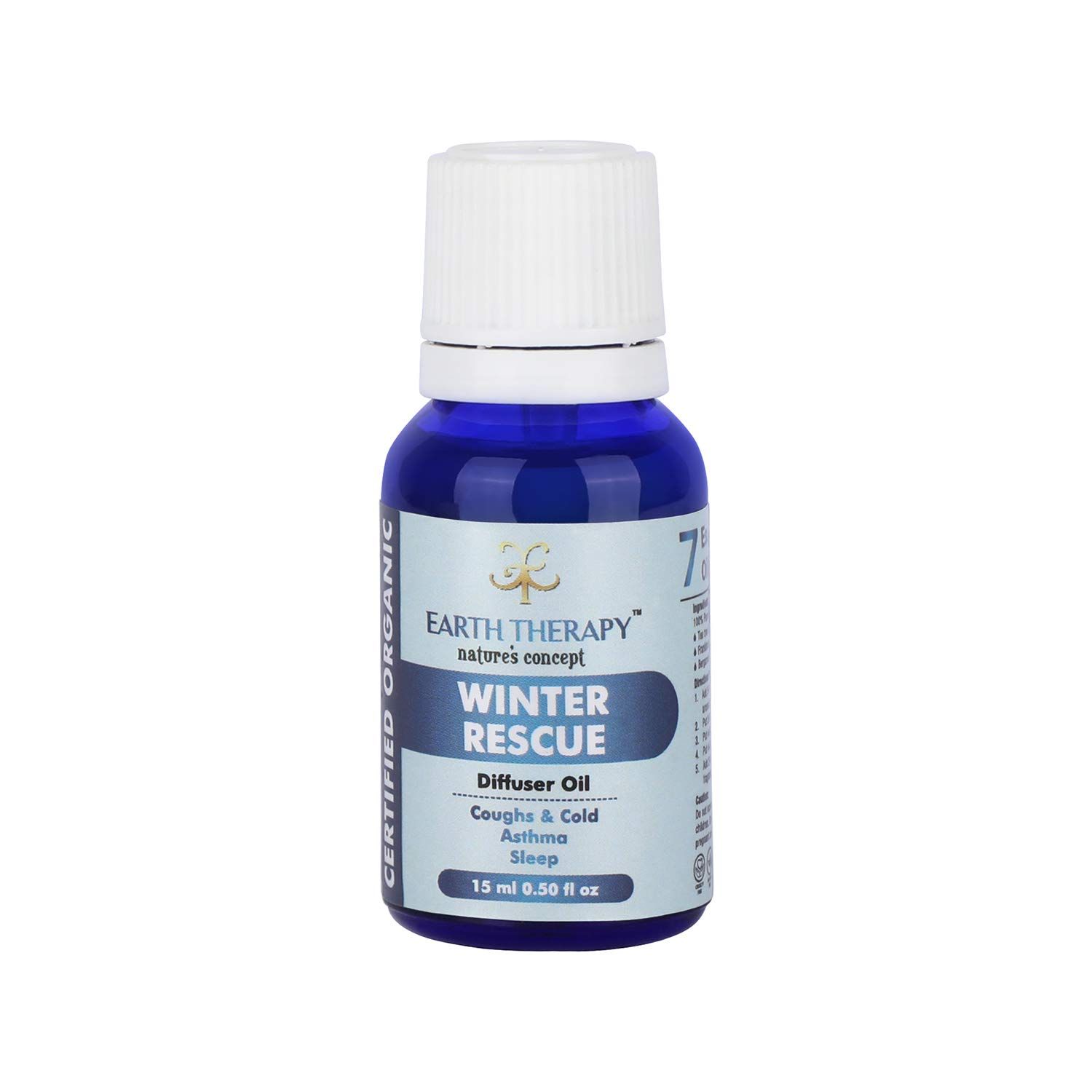 EARTH THERAPY Organic Essential Oil 15ml Aroma Diffuser Oil Pure