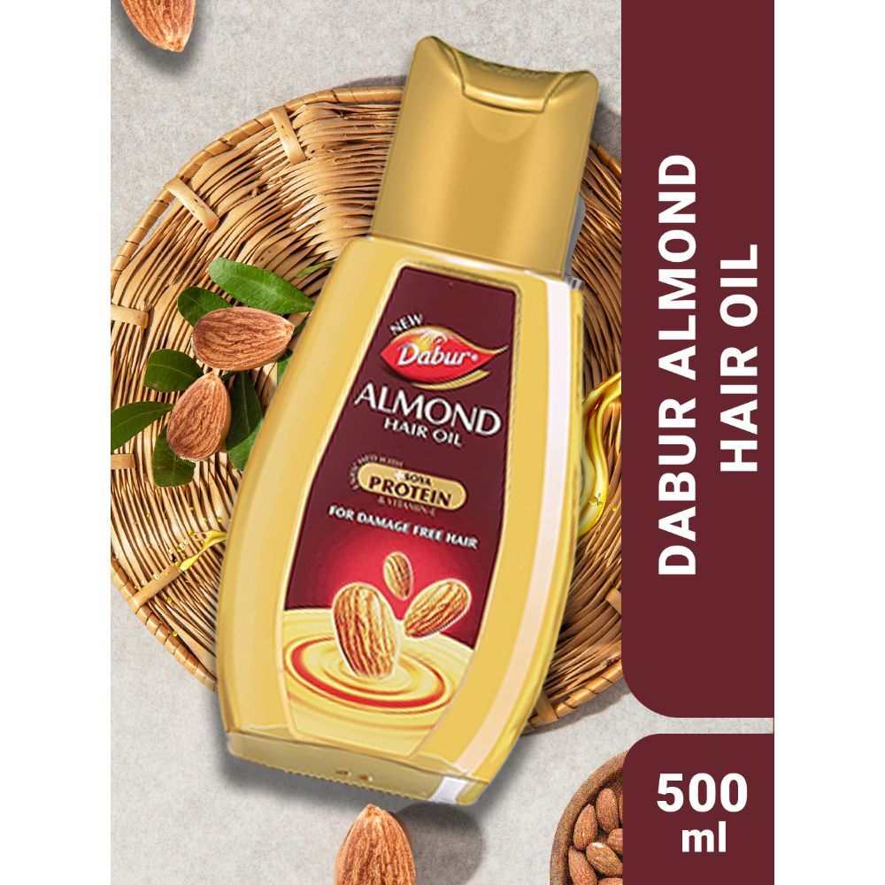Dabur Almond Hair Oil for Damage Free Hair 500 ml  JioMart