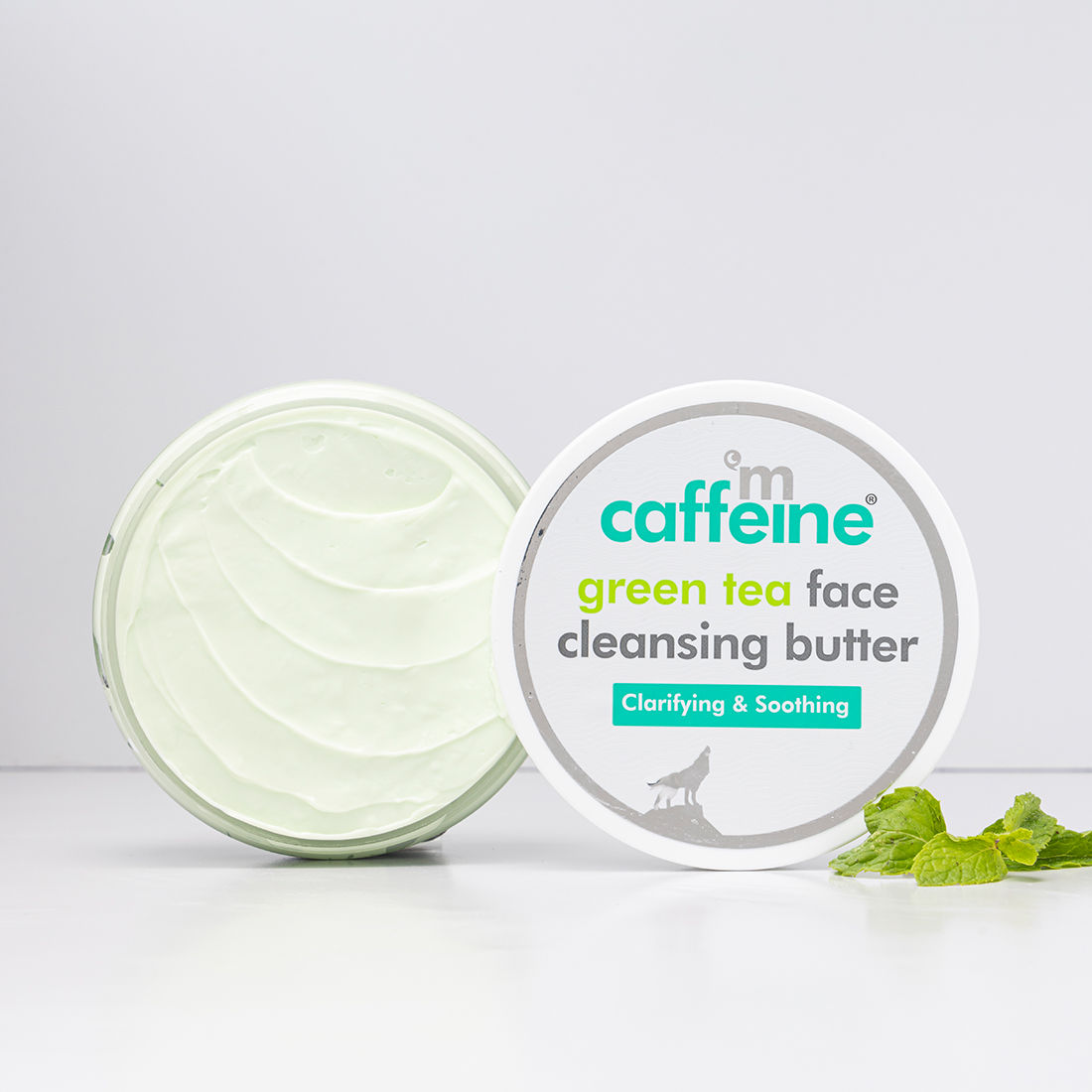 Buy mCaffeine Green Tea Face Cleansing Butter with Shea Butter & Vit E| Moisturizing & Gentle Makeup Remover & Face Cleanser | For All Skin Types - 100g - Purplle