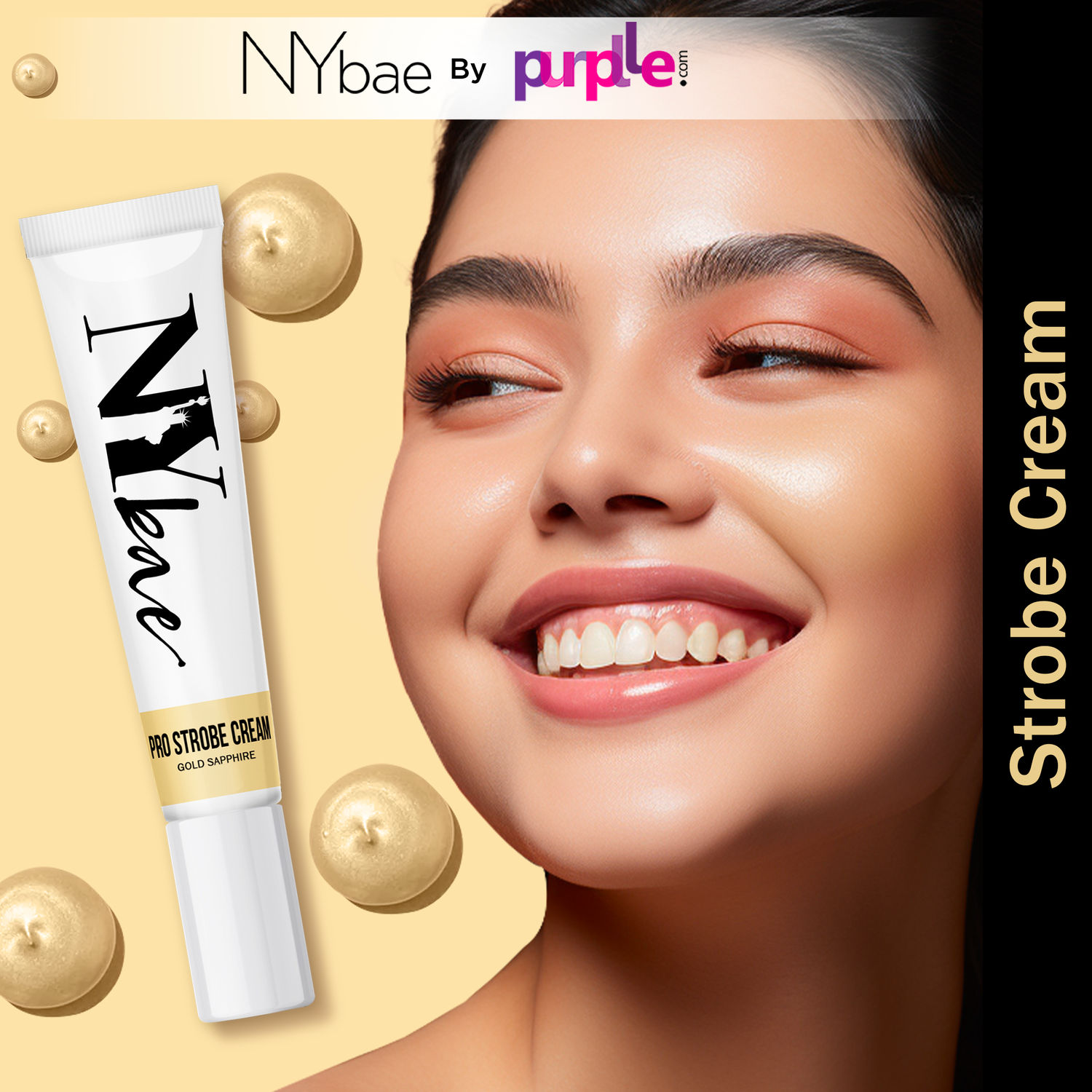 NY Bae PRO Strobe Cream Gold Sapphire (12 gm)