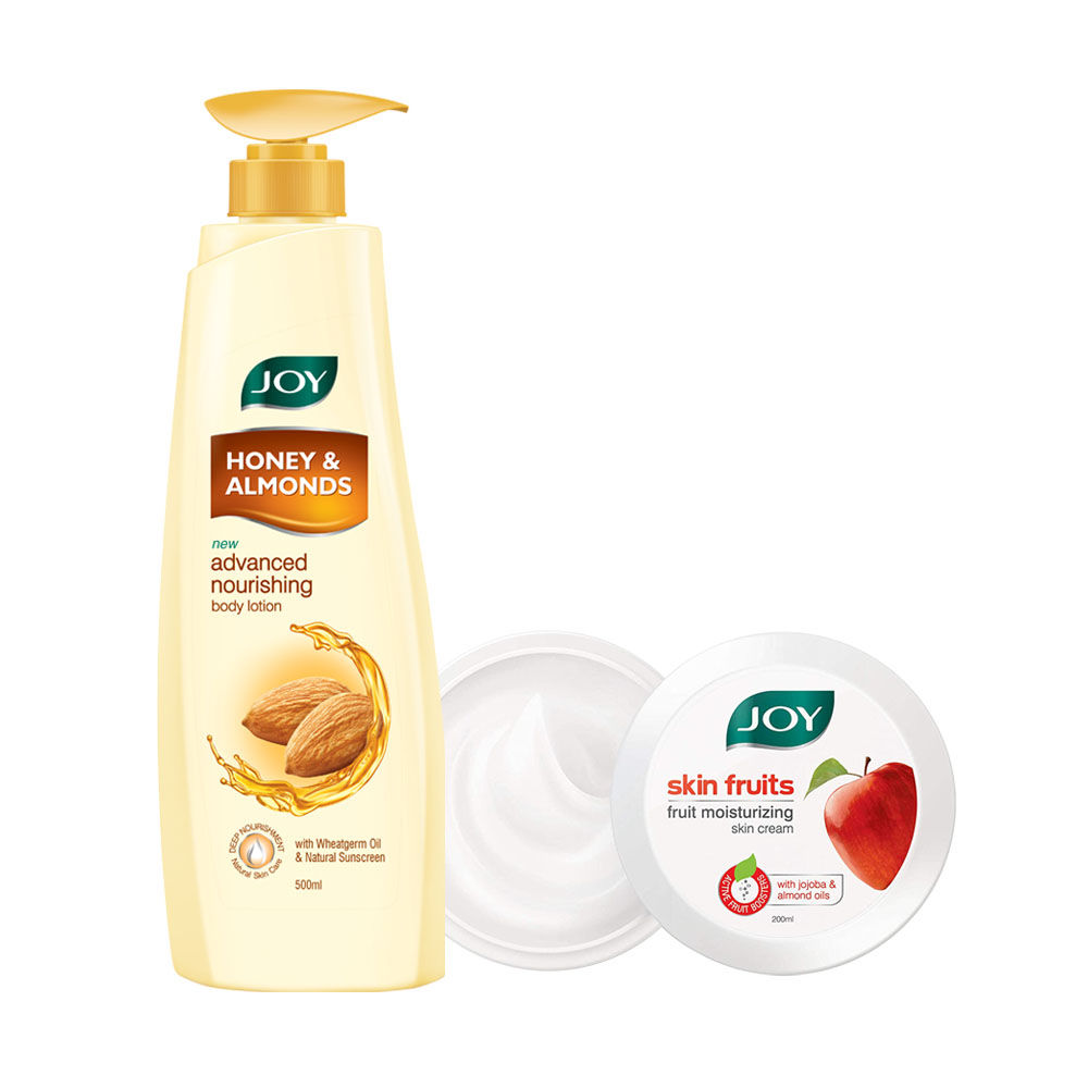 Joy Honey & Almonds Advanced Nourishing Body Lotion 500 ml & Skin