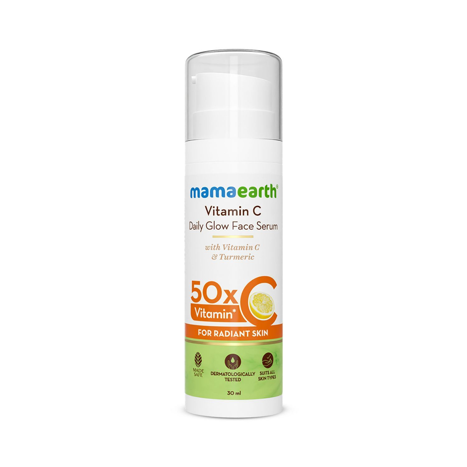 Mamaearth Vitamin C Daily Glow Face Serum With Vitamin C Turmeric For
