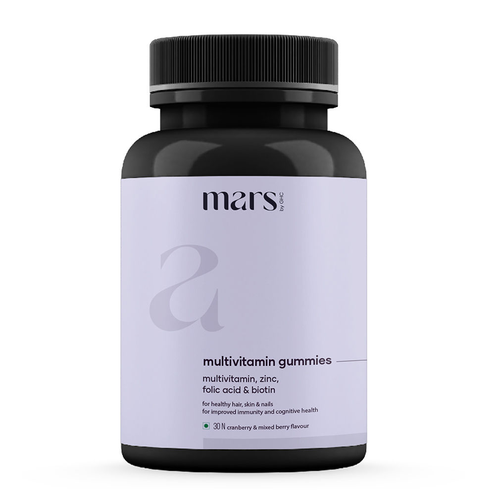 mars by GHC Multivitamin Gummies with Biotin, Zinc and Folic Acid for