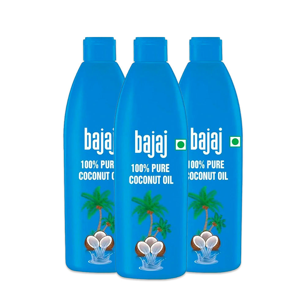 Bajaj Coconut Oil 600ml Pack of 3