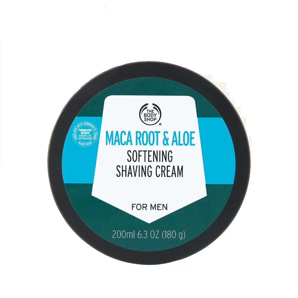The Body Shop Maca Root & Aloe Softening Shaving Cream For Men200ML