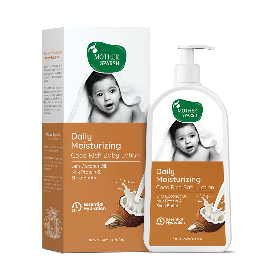 Mother Sparsh Daily Moisturizing Coco Rich Baby Lotion With Coconut Oil