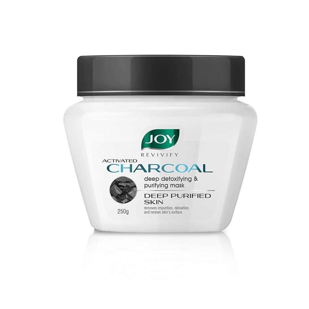 Buy Joy Revivify Activated Charcoal Mask | Deep Detoxifying & Purifying Mask | With Tea Tree, Apple Cider, Eucalyptus, Vinegar, Bentonite Clay | Charcoal Face Mask | 250g - Purplle