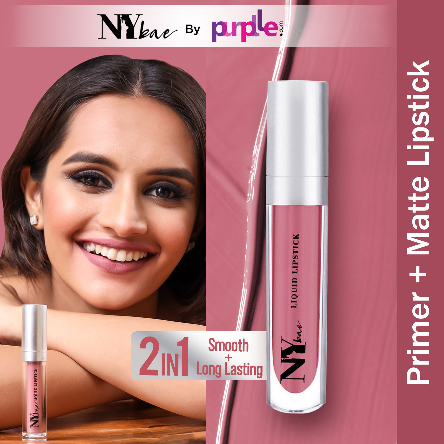 Buy NY Bae Confessions Liquid Lipstick | Lip & Cheek Tint | Nude Lipstick | Matte Finish | Long Lasting - Rule Of Life 10 (4.5 ml) - Purplle