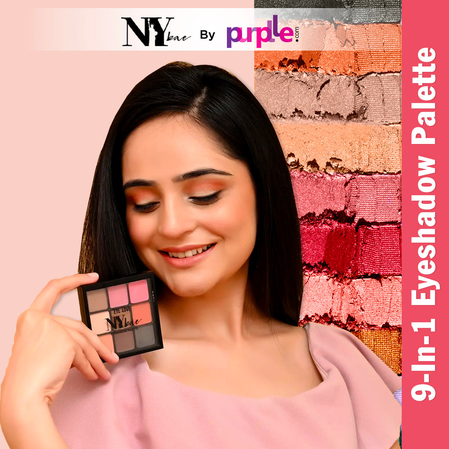 Buy NY Bae Eye Love Eyeshadow Palette - Everyday Essentials 06 (9 g) | 9 In 1 Palette | Nude | Matte & Shimmer | Rich Colour | Long Wear | Super Blendable - Purplle
