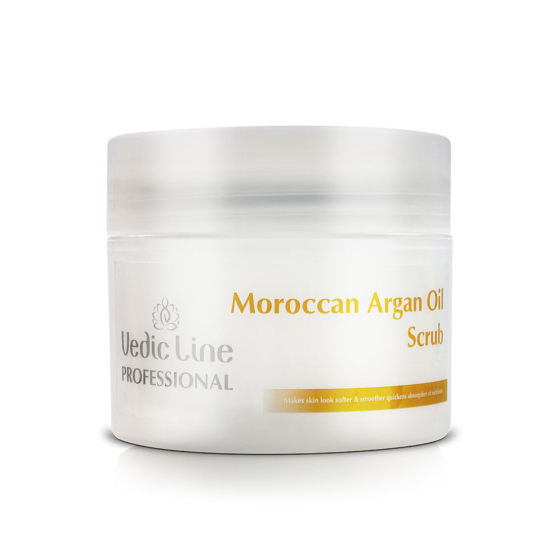 Vedicline Skin Masters Moroccan Argan Oil Scrub, Reduce Dead Skin