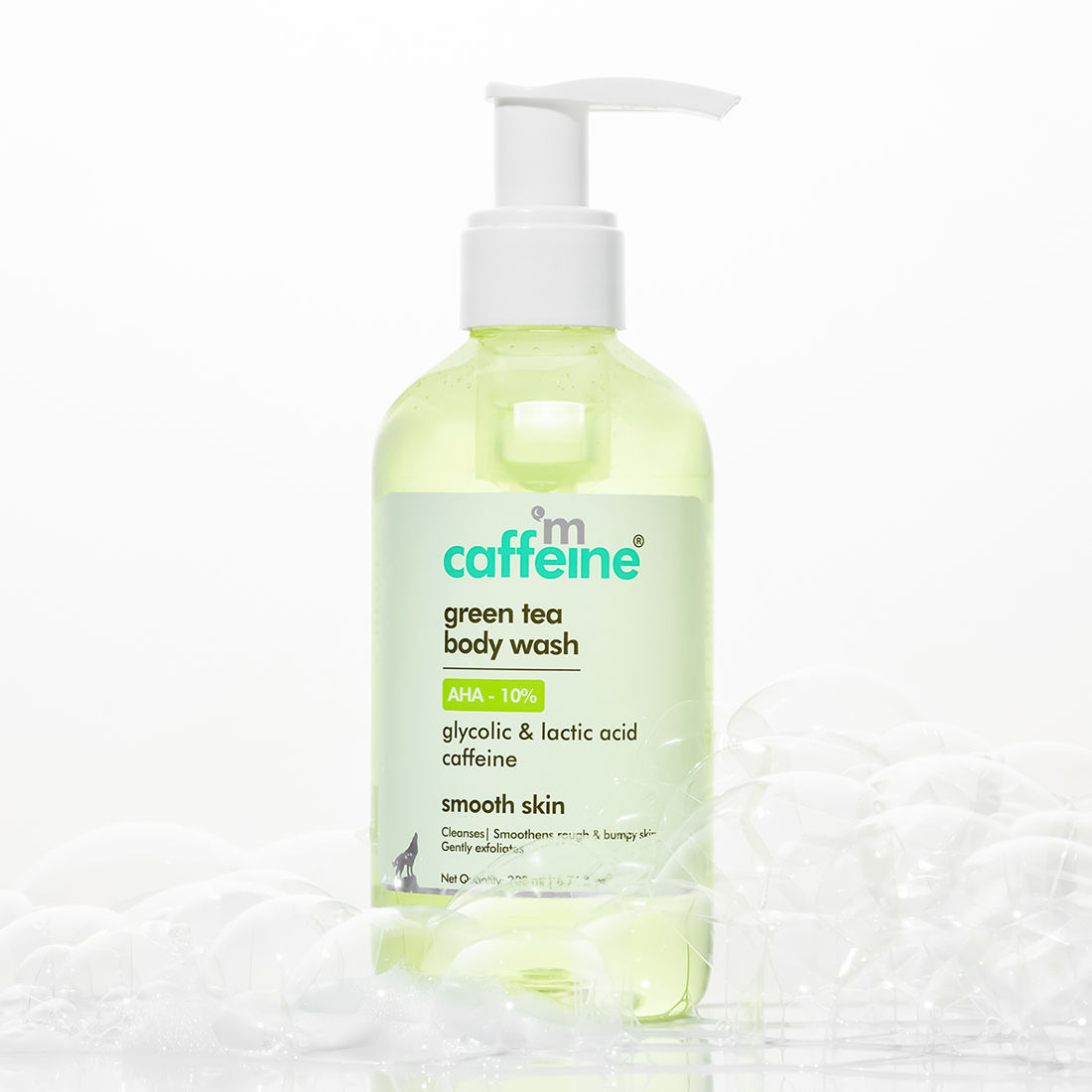 mCaffeine Green Tea Body Wash With AHA 10