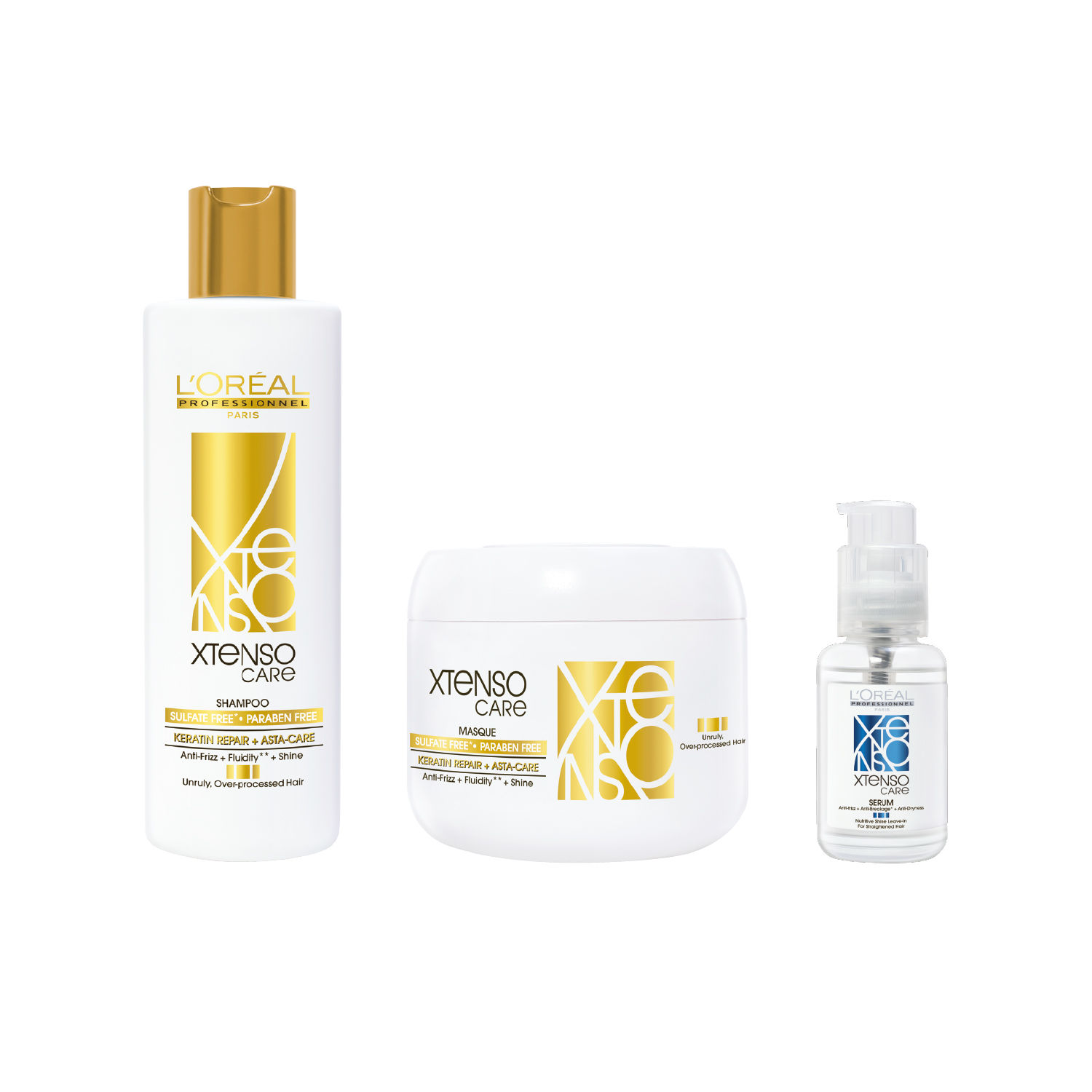 L'Oreal Professionnel Xtenso Care Shampoo + With Combo of Xtenso Care
