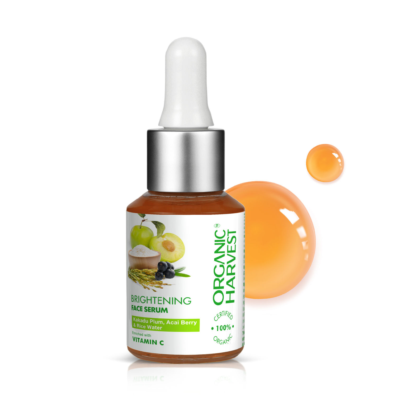 Organic Harvest Skin Illuminate Vitamin C Face Serum for Radiant
