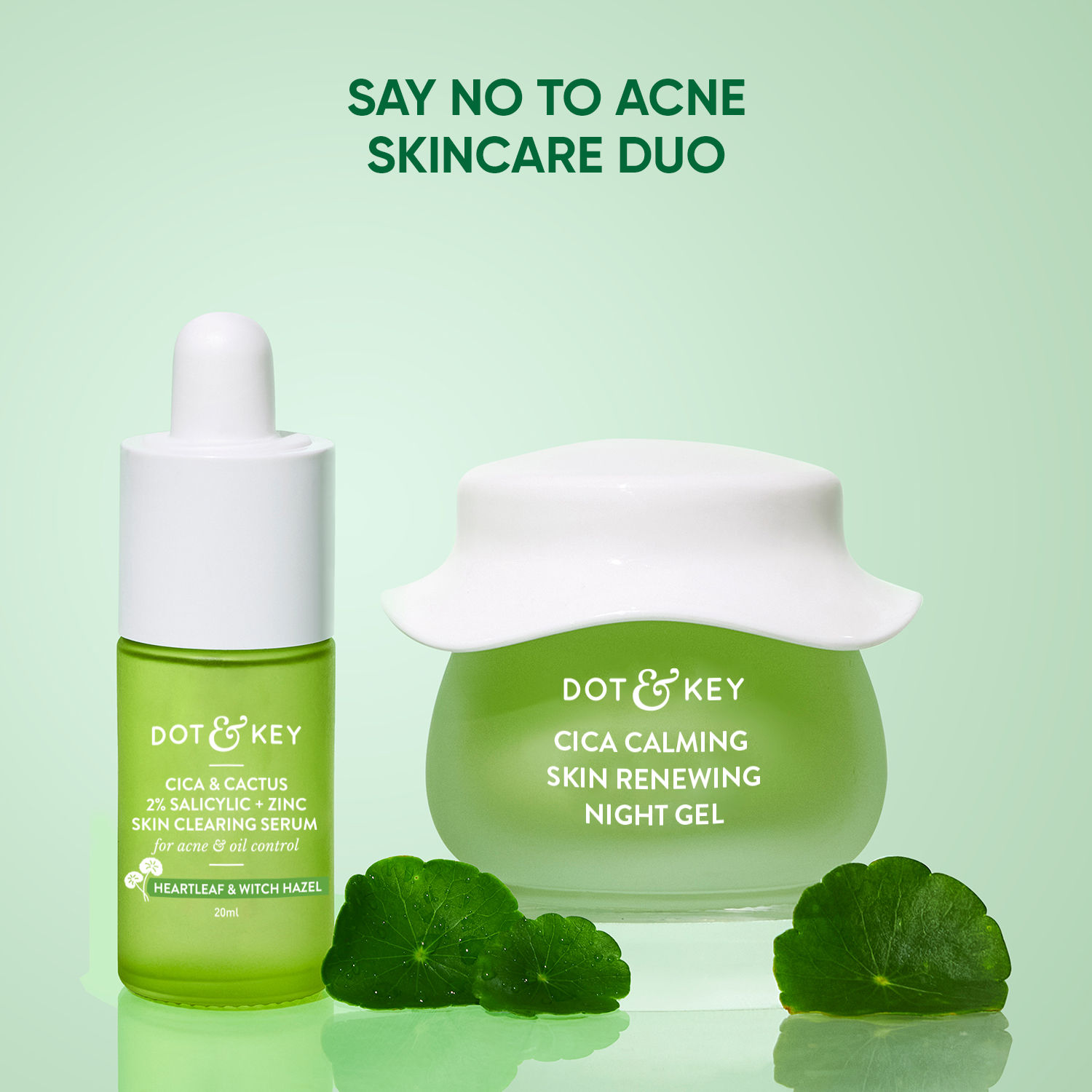 Dot & Key 2 Salicylic Cica Anti Acne Face Serum With Zinc, Cactus