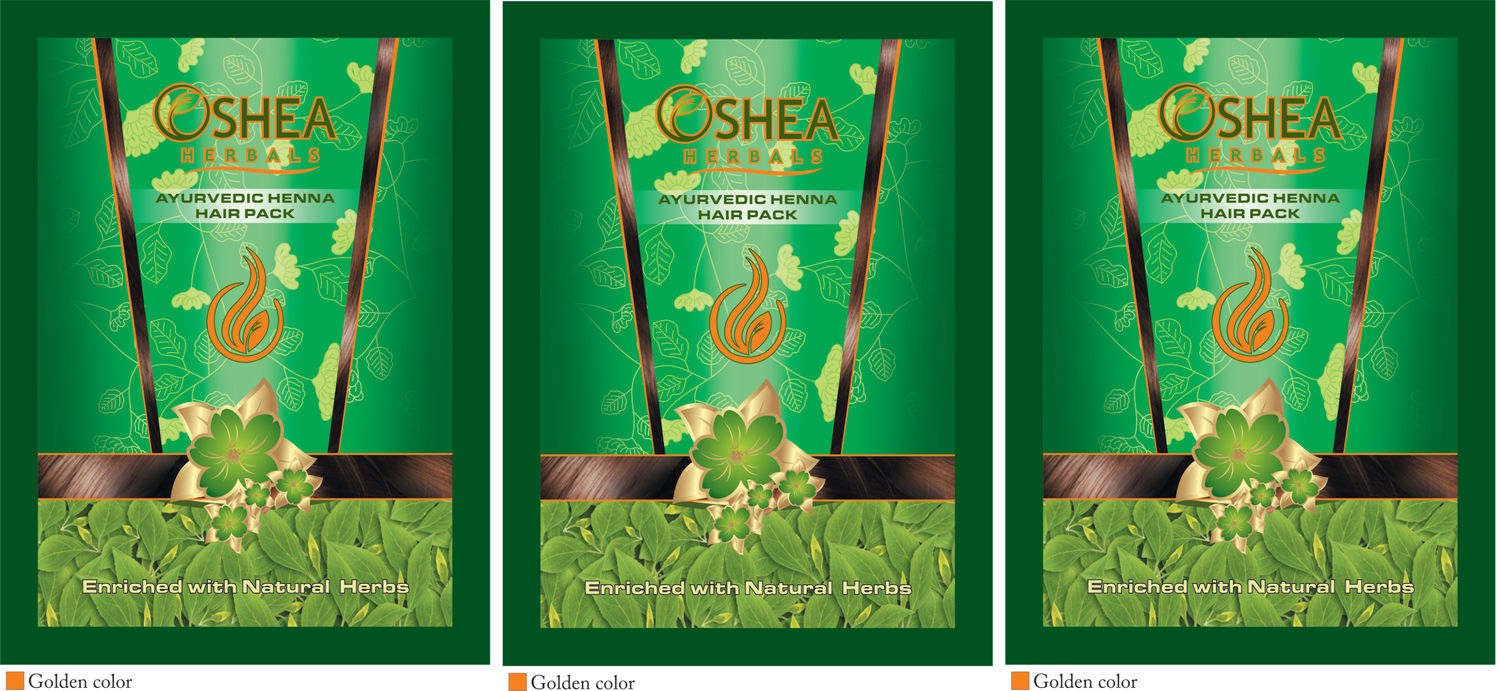Oshea Herbals Natural Henna Hair Pack 100Grams pack of 3