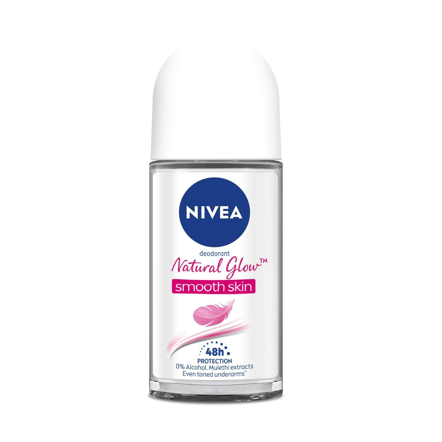 Buy NIVEA Deodorant Roll On Natural Glow Smooth Skin 50ml - Purplle