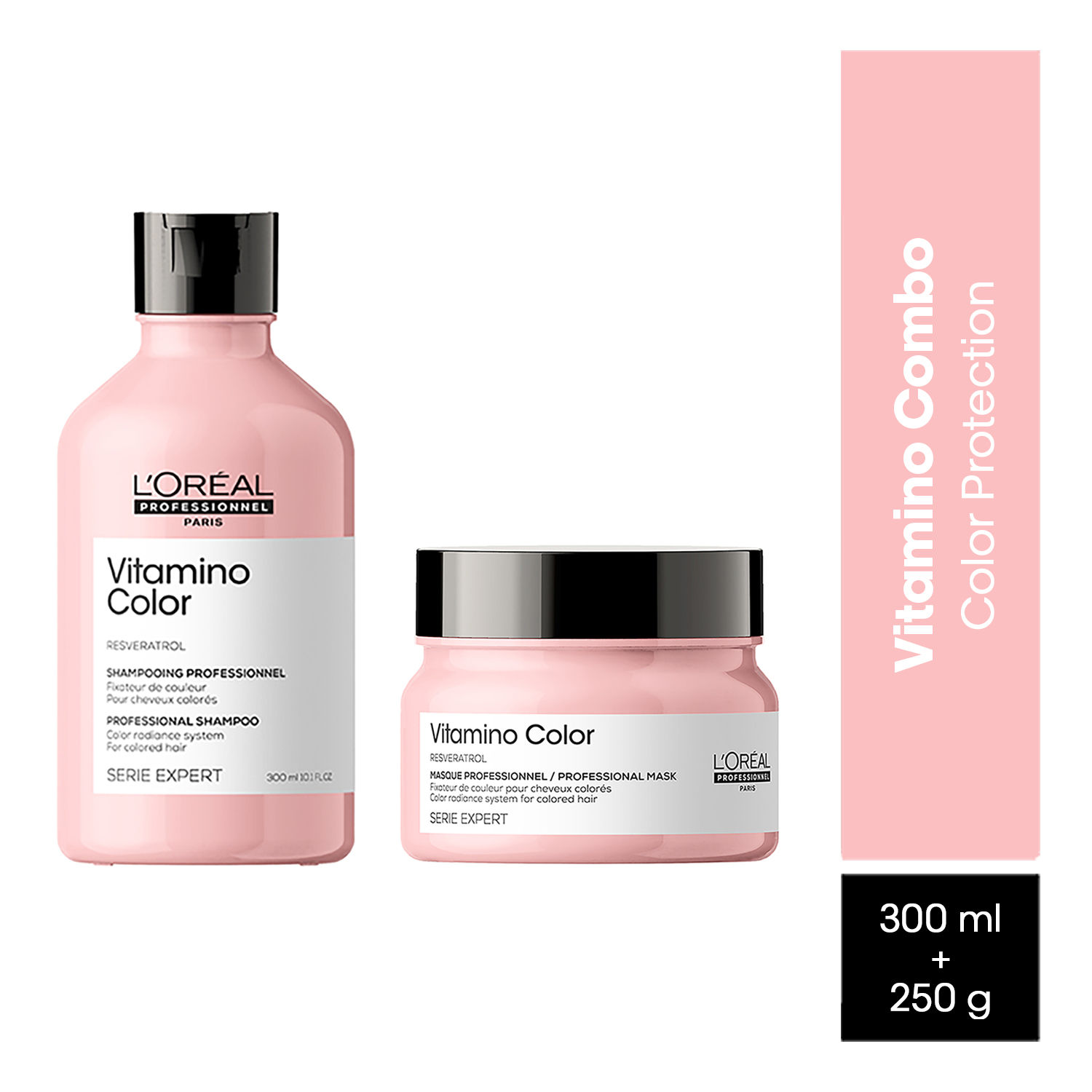 L'Oreal Professionnel Vitamino Color Shampoo + Combo of Serie Expert