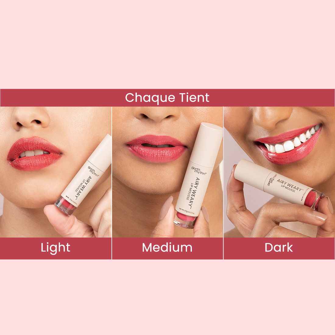 Earth Rhythm Airy Weary Lip Mousse/ Liquid Lipstick - CHAQUE TIENT