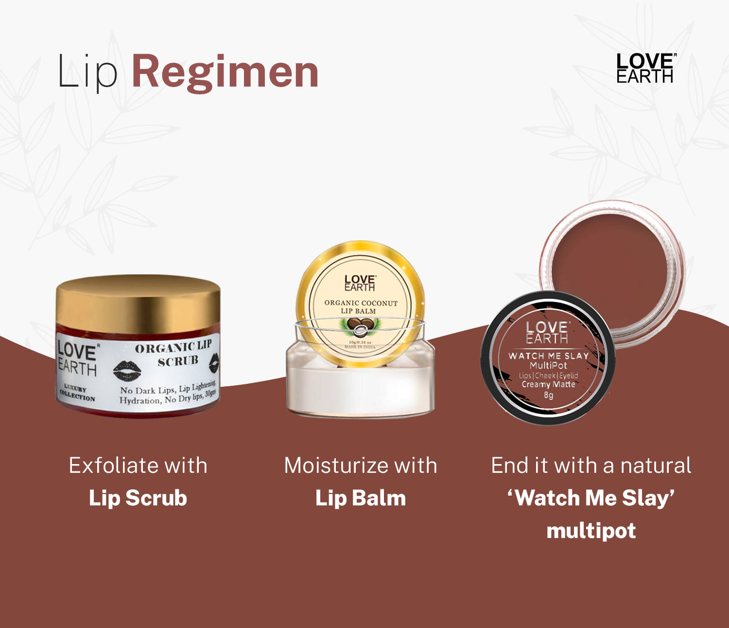 Love Earth Lip Tint & Cheek Tint Multipot Combo (Raspberry Pink