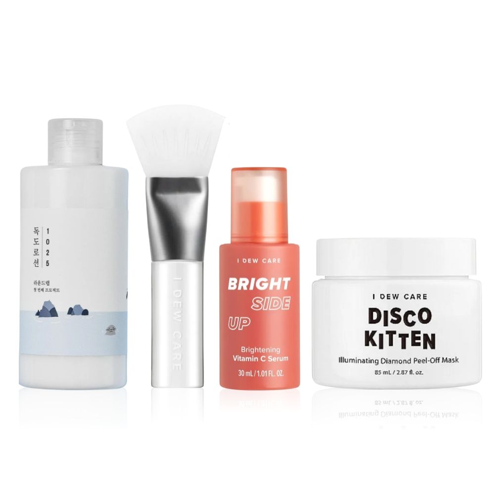 Korean Night Care Routine | I DEW CARE Disco Kitten Face Mask, I DEW