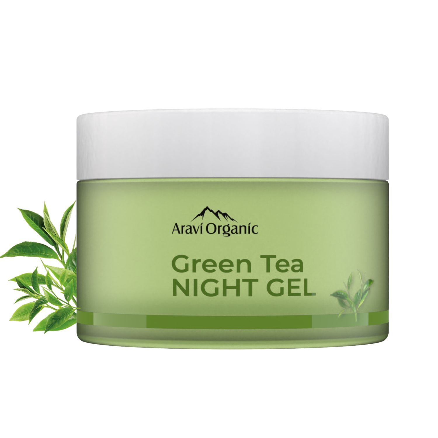 Aravi Organic Vitamin C Green Tea Night Gel Cream 72 Hrs Extra