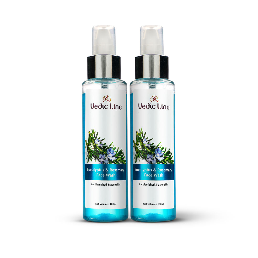 Vedicline Eucalyptus & Rosemary Face Wash Reduce Blemishes, Acne And