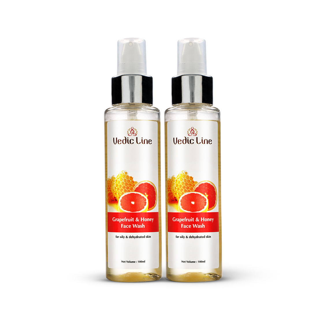 Vedicline Grapefruit And Honey Face Wash For Oily & Dehydrated Skin