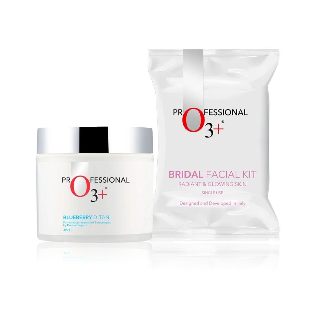 O3+ Bridal Facial Kit for Radiant & Glowing Skin(120gm) + O3+ Blueberry