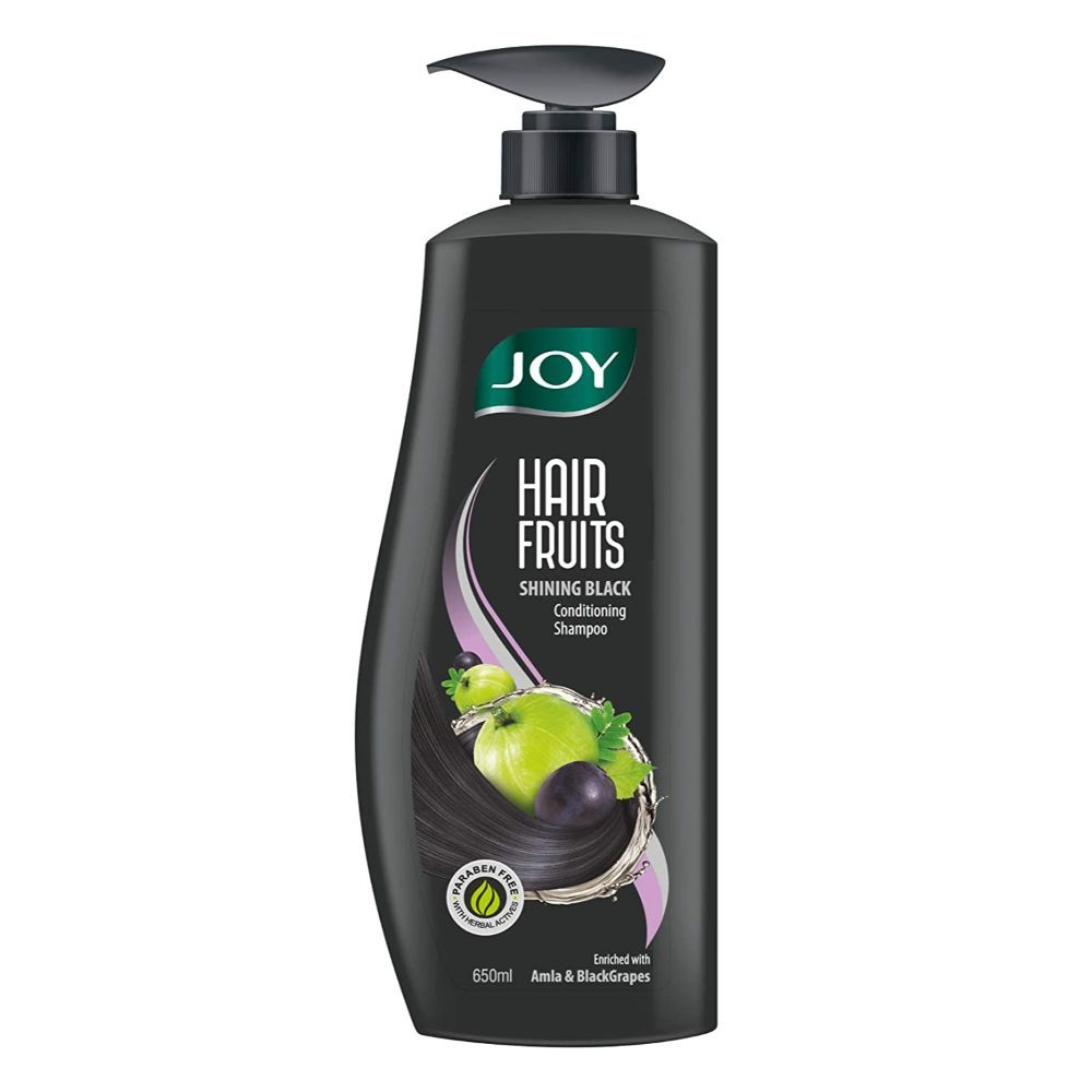 Joy Hair Fruits Shining Black Conditioning Shampoo Enriched with Amla