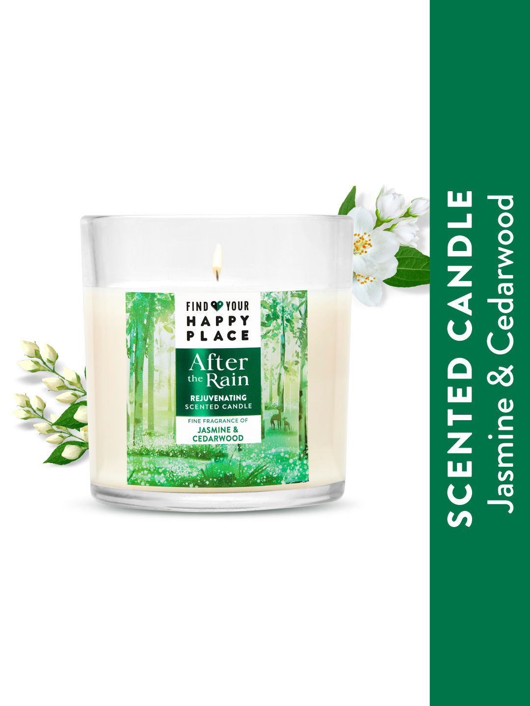 Find Your Happy Place After The Rain Scented Candle Jasmine