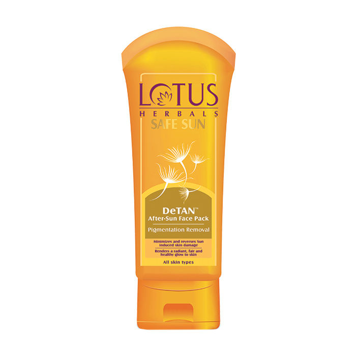 Buy Lotus Herbals DeTan AfterSun Face Pack (100 g) Find Offers