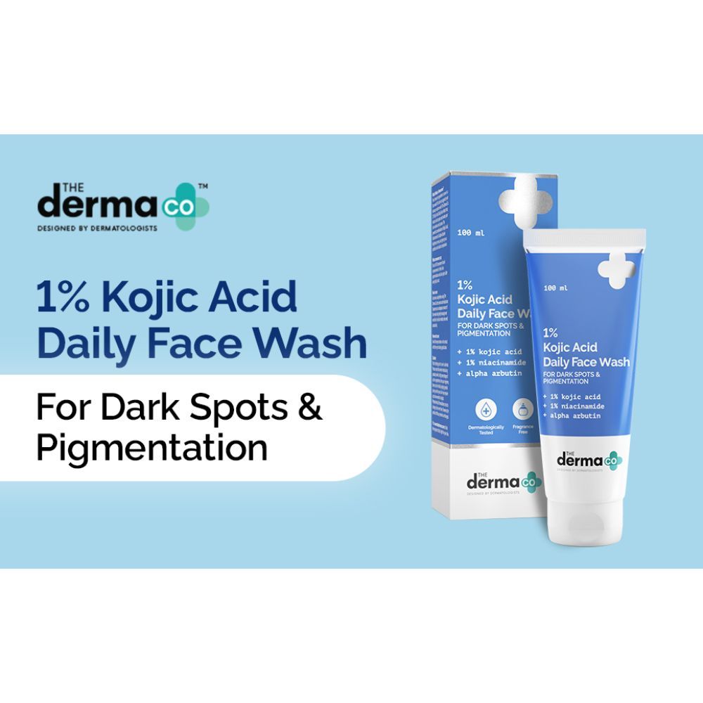 1 Kojic Acid Face Wash with Niacinamide & Alpha Arbutin For Dark Spots