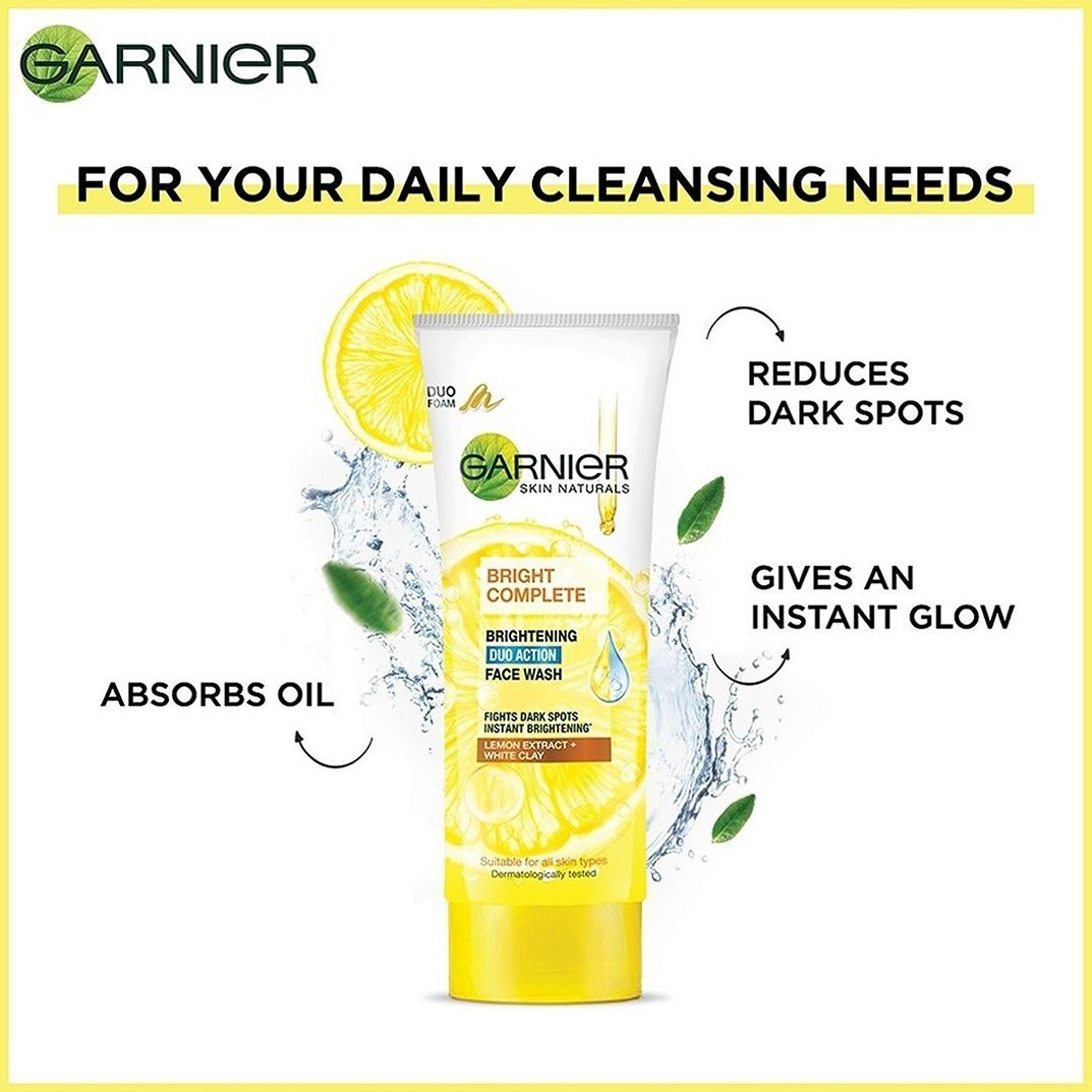 Garnier Skin Naturals Bright Complete Face Wash 100 G