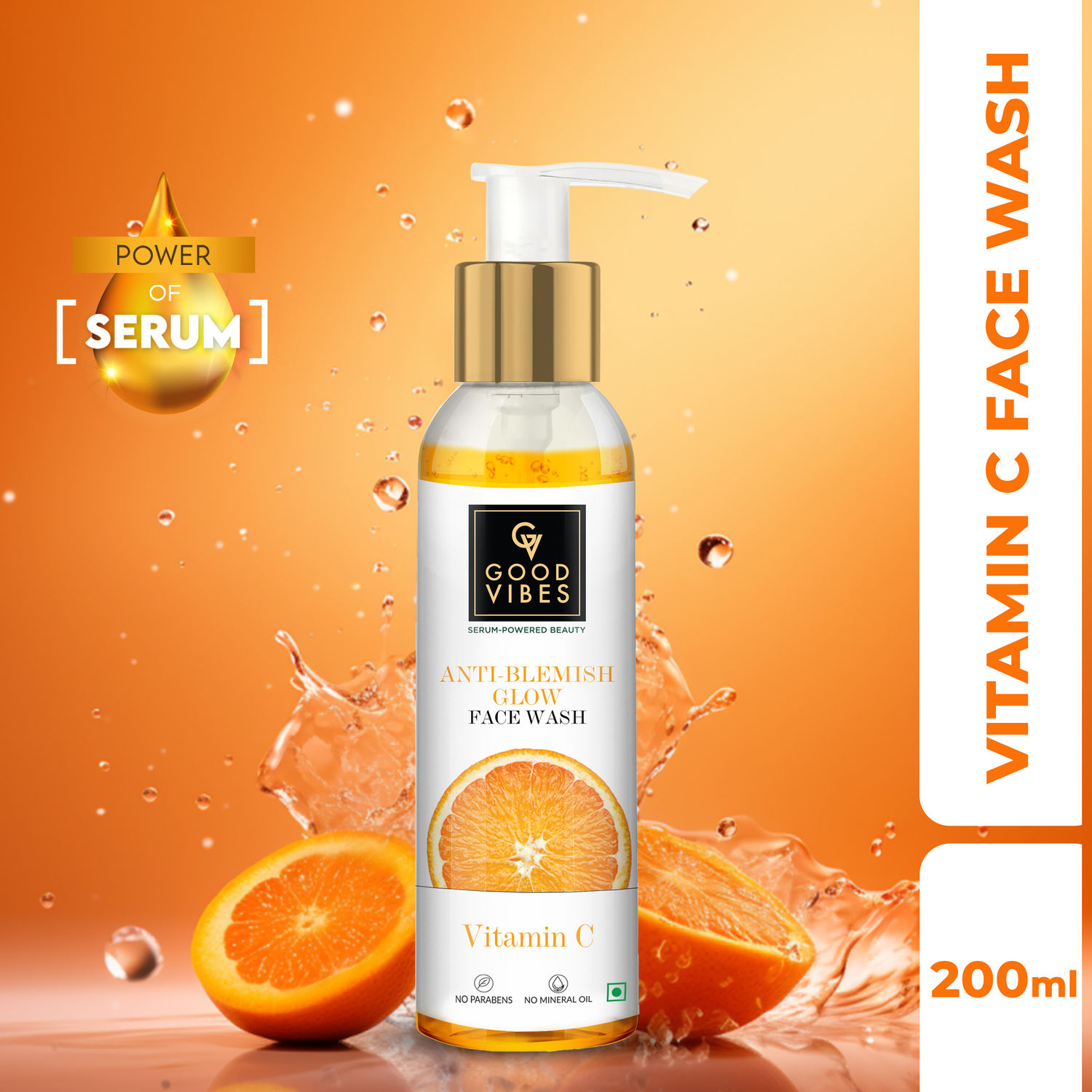 Good Vibes Vitamin C Glow Face Wash (200ml)