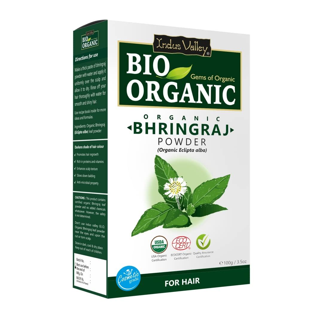 Buy Indus valley bio organic bhringraj powder Online Purplle