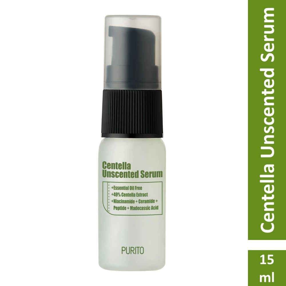 Buy PURITO Centella Unscented Serum (mini) (15ml) | Korean Skin Care - Purplle