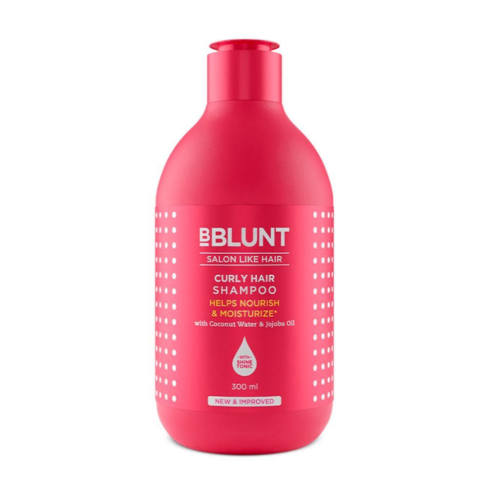 BBLUNT Curly Hair Shampoo With Coconut Water Jojoba Oil 300 Ml Bblunt curly hair shampoo with coconut water jojoba oil 300 ml
