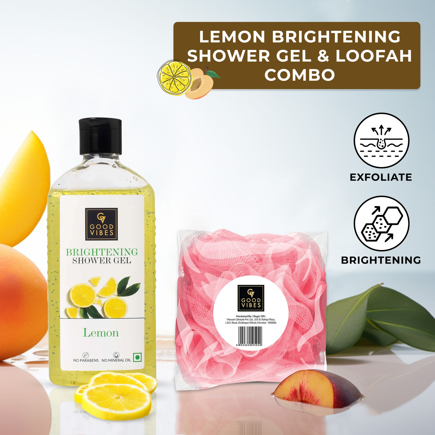 Good Vibes Exfoliate and Brighten Your Skin with Our Lemon Brightening