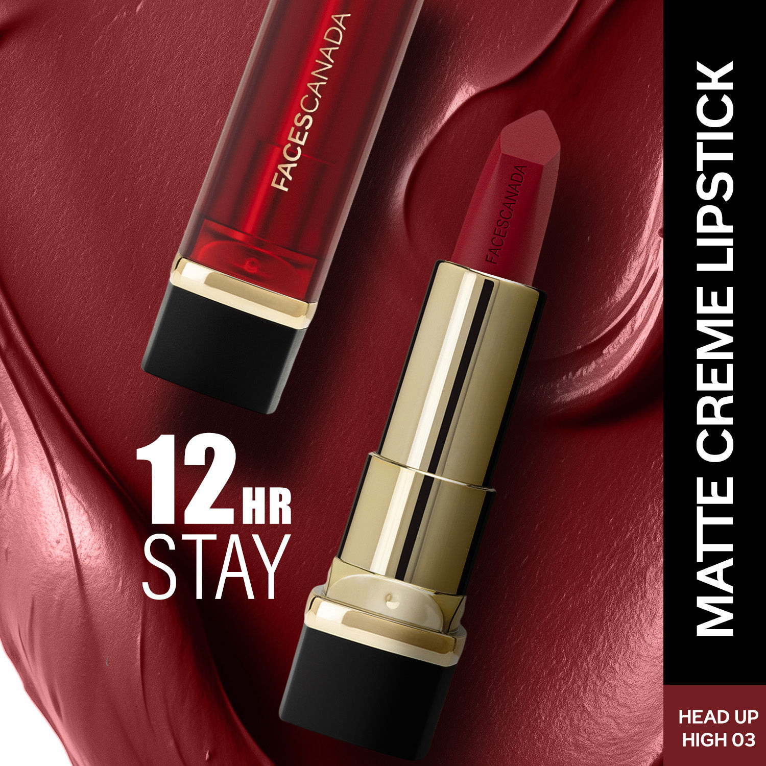 FACES CANADA ComfyMatte Creme Lipstick Head Up High 03 4 2g I 8 Hour