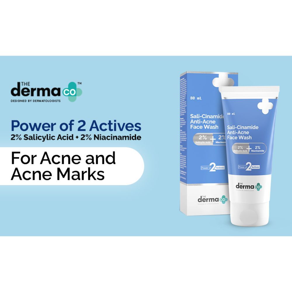 SaliCinamide AntiAcne Face Wash with 2 Salicylic Acid & 2