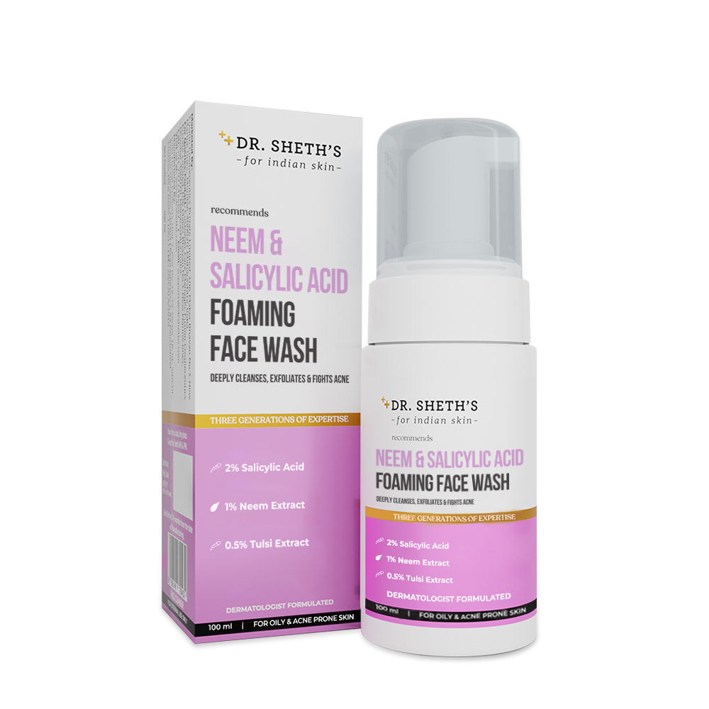 Dr. Sheth’s Neem & Salicylic Acid Foaming Face Wash 100ml