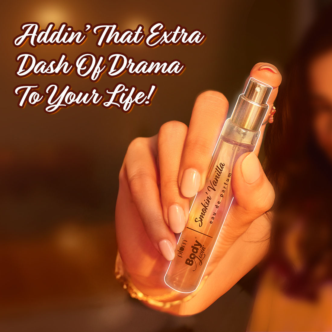 BodyLovin' Smokin' Vanilla Long Lasting & Premium Spicy Vanilla Fragrance For Women Honeysuckle, Musk & Vanilla Notes High On Fun