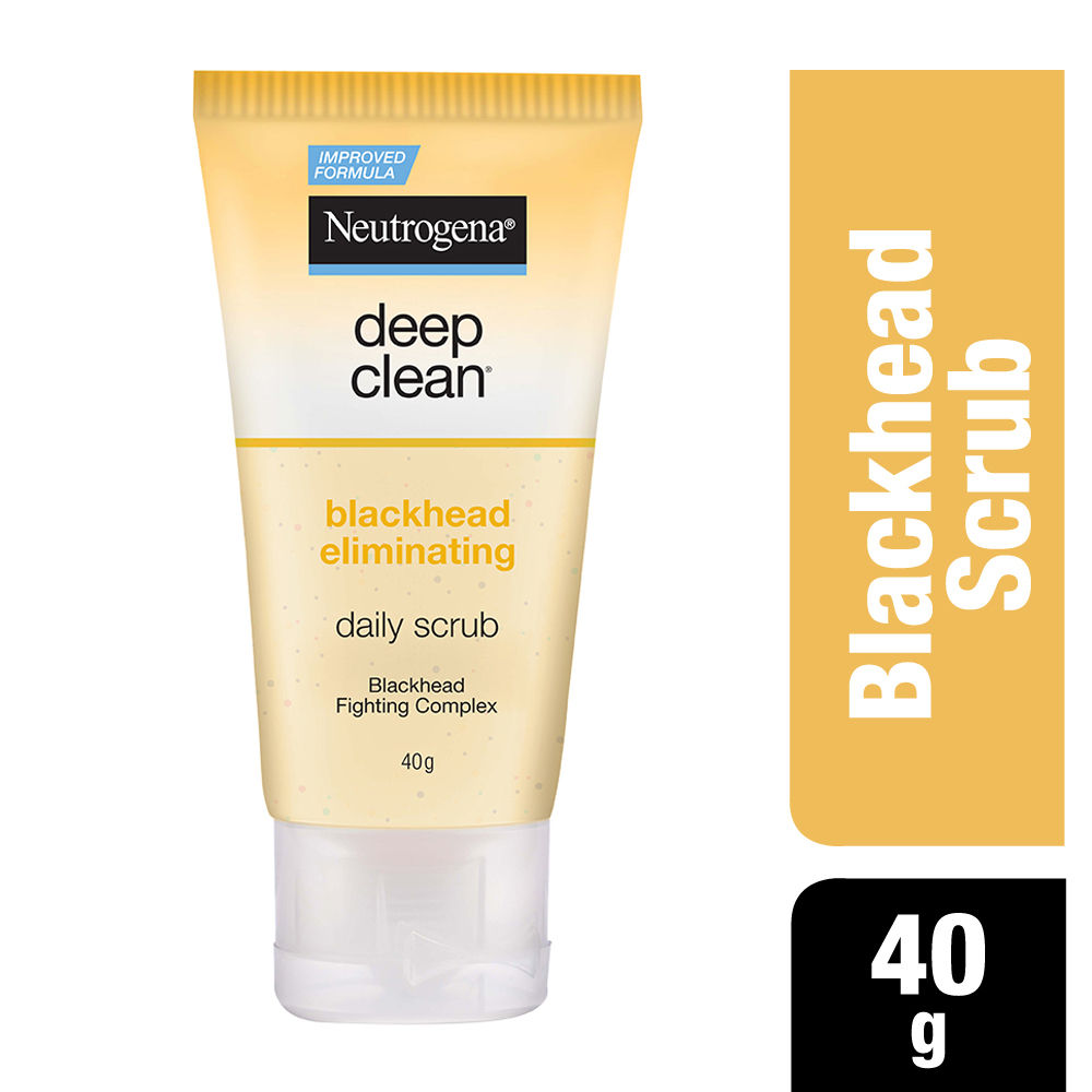 Buy Neutrogena Deep Clean Blackhead Eliminating Daily Scrub (40 g) - Purplle