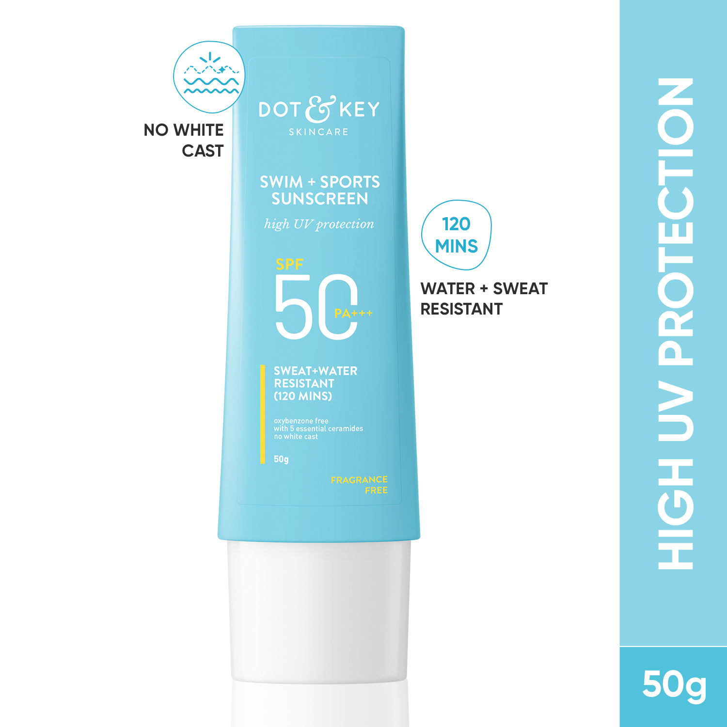 Dot & Key Swim + Sports Sunscreen SPF 50 PA+++ (50 g)