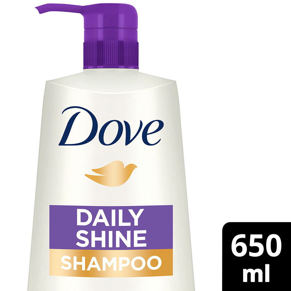 Buy Dove Daily Shine Shampoo (650 ml) Online Purplle