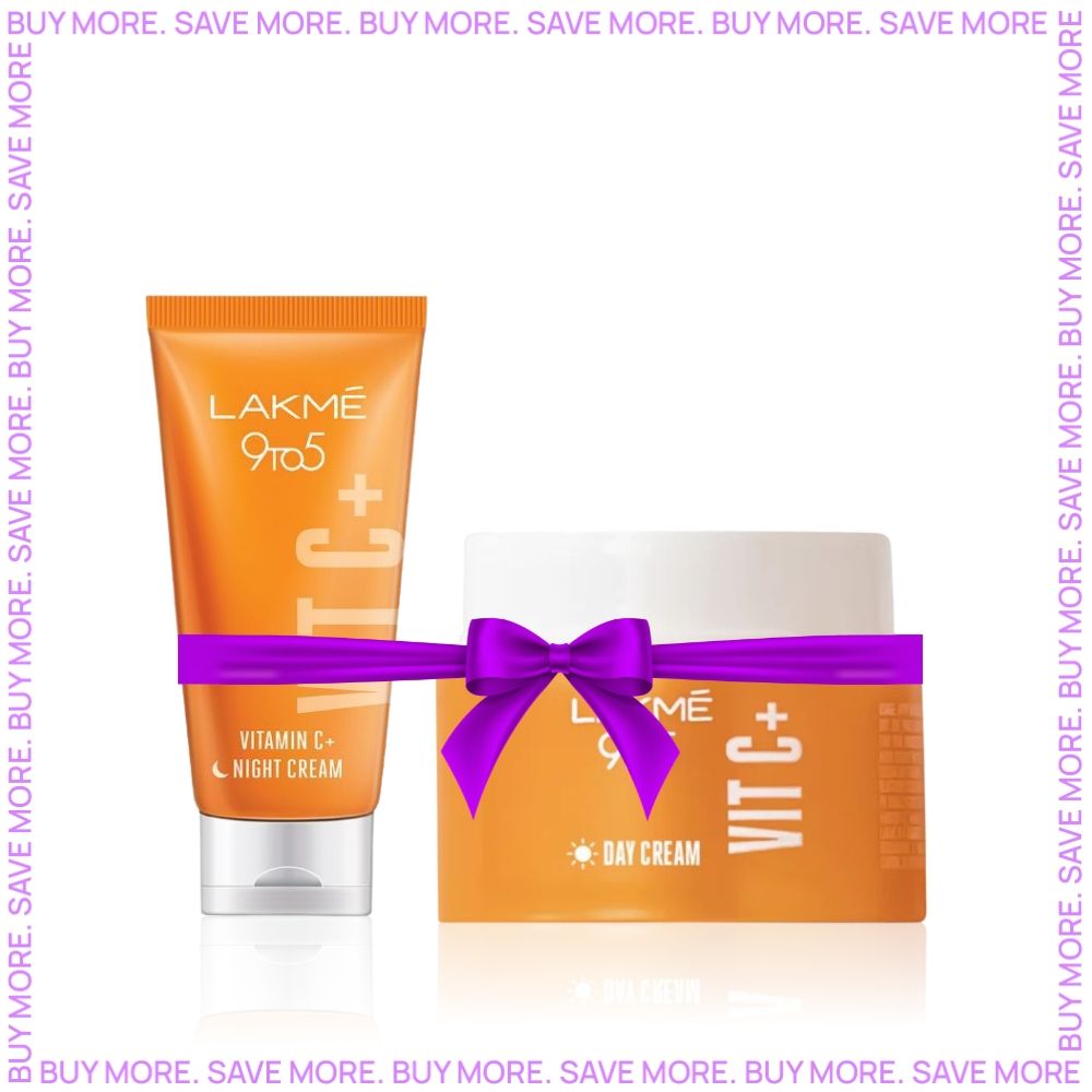 LakmeA 9 to 5A Vitamin C+ Day Cream &Night Cream Combo ( 50g + 50g )