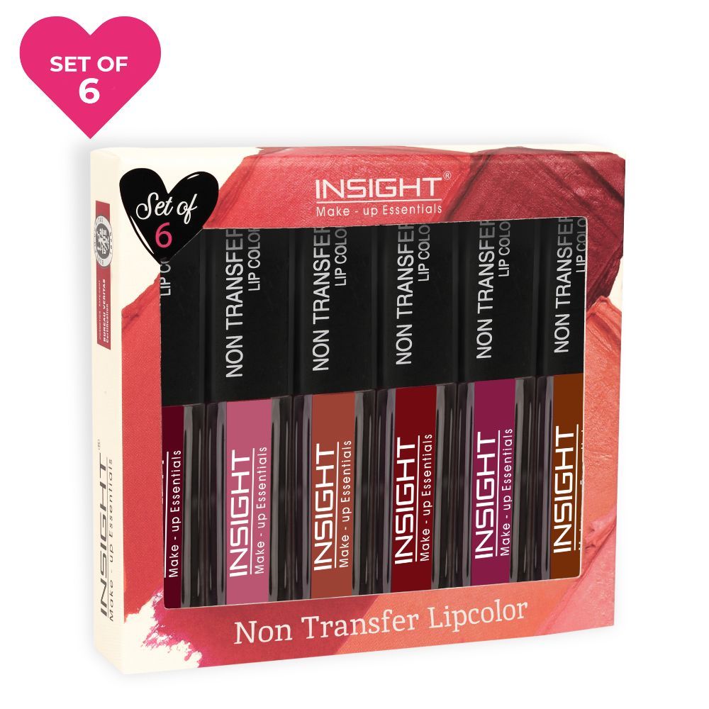 Insight Cosmetics Non Transfer Lipcolor Pack Of 6 (120 g)